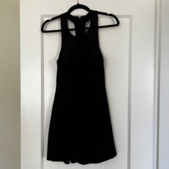 Lulu's Cutout and About Black Skater Dress - Picture 4 of 7